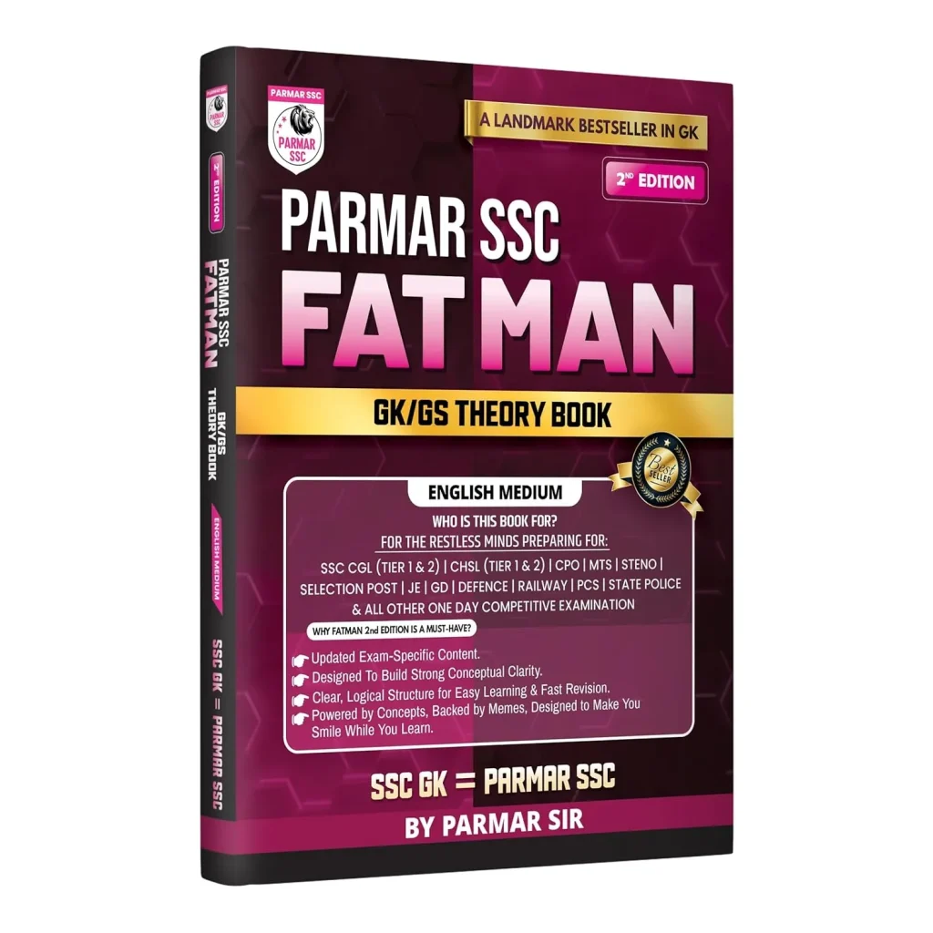PARMAR SSC Fatman GK/GS Theory Book (2026 Edition) by Parmar Sir